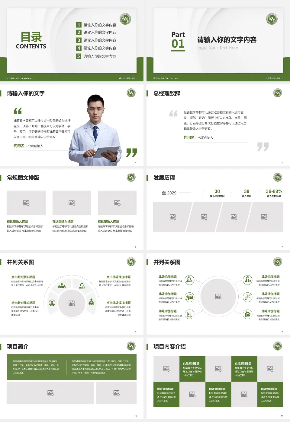 北京市大兴区中西医结合医院医院管理报告PPT模板16:9格式幻灯片预览图2