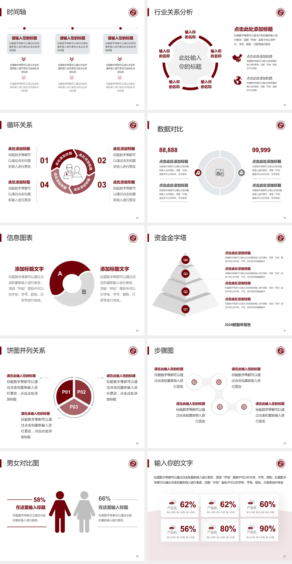 北京中医药大学东直门医院医院管理报告PPT模板4:3格式幻灯片预览图4