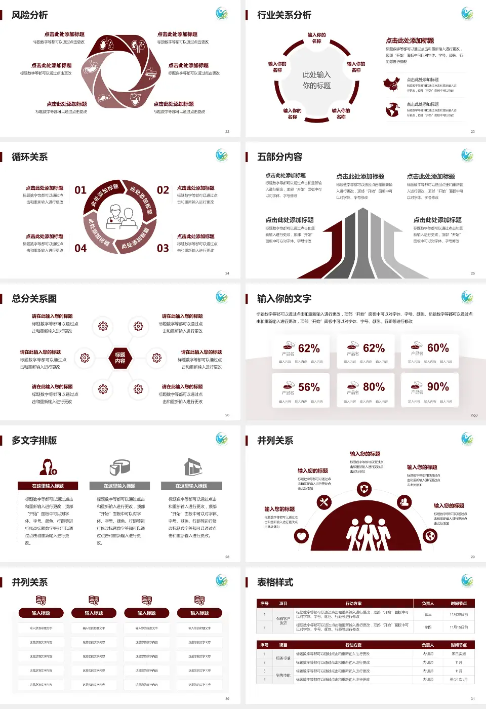 北京中医药大学房山医院科室介绍与推广PPT模板16:9格式幻灯片预览图4