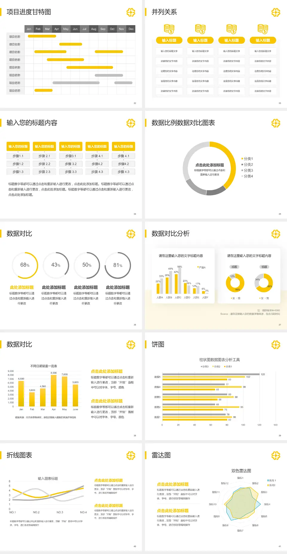 北京医院项目申请与汇报PPT模板4:3格式幻灯片预览图5