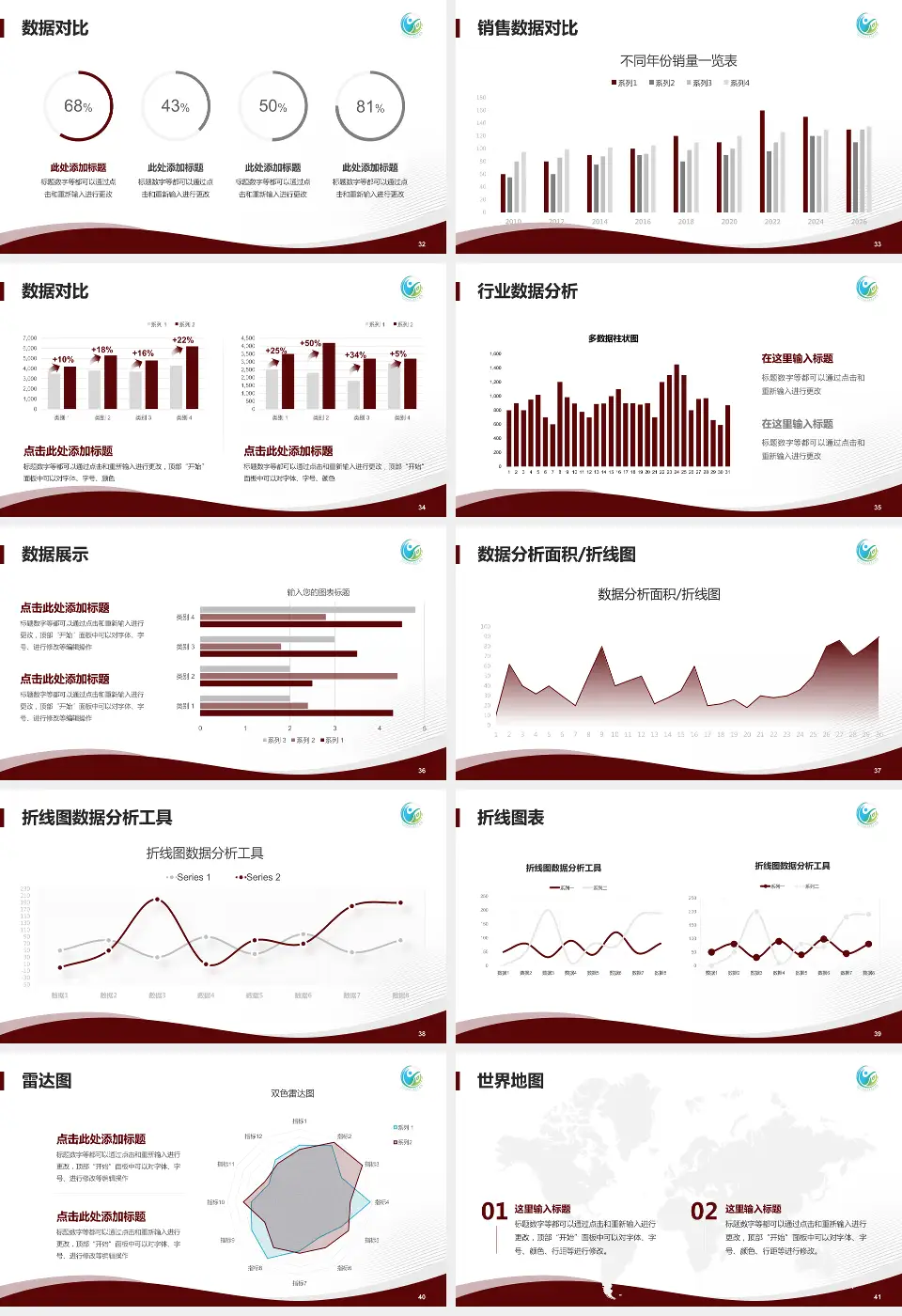 北京中医药大学房山医院会议与研讨会PPT模板16:9格式幻灯片预览图5