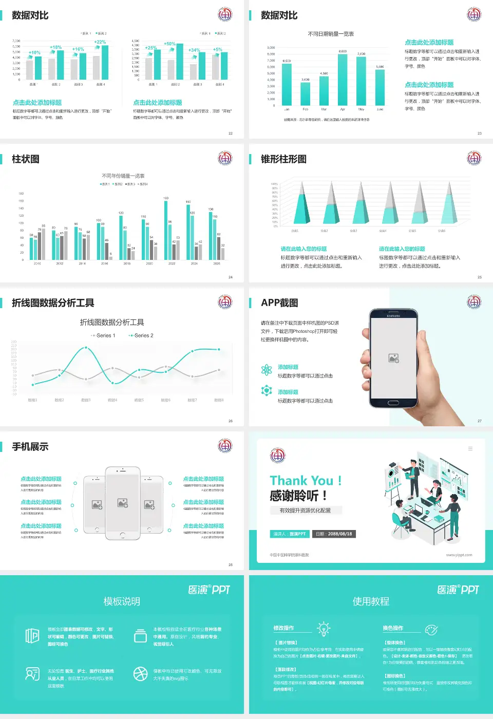 中国中医科学院眼科医院财务与预算报告PPT模板16:9格式幻灯片预览图4