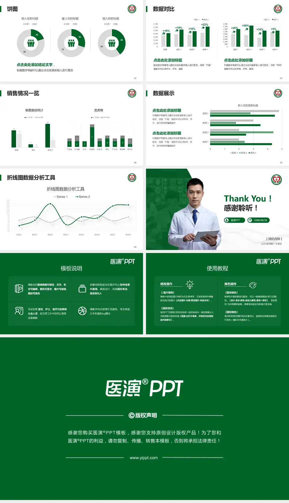 北京市西城区广外医院病例分享与讨论PPT模板16:9格式幻灯片预览图4