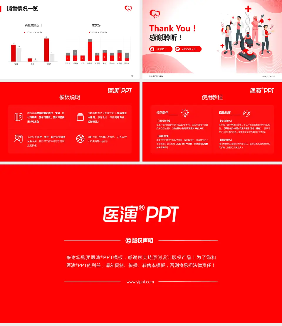 北京市石景山医院品管圈PDCA演示专用PPT模板16:9格式幻灯片预览图7