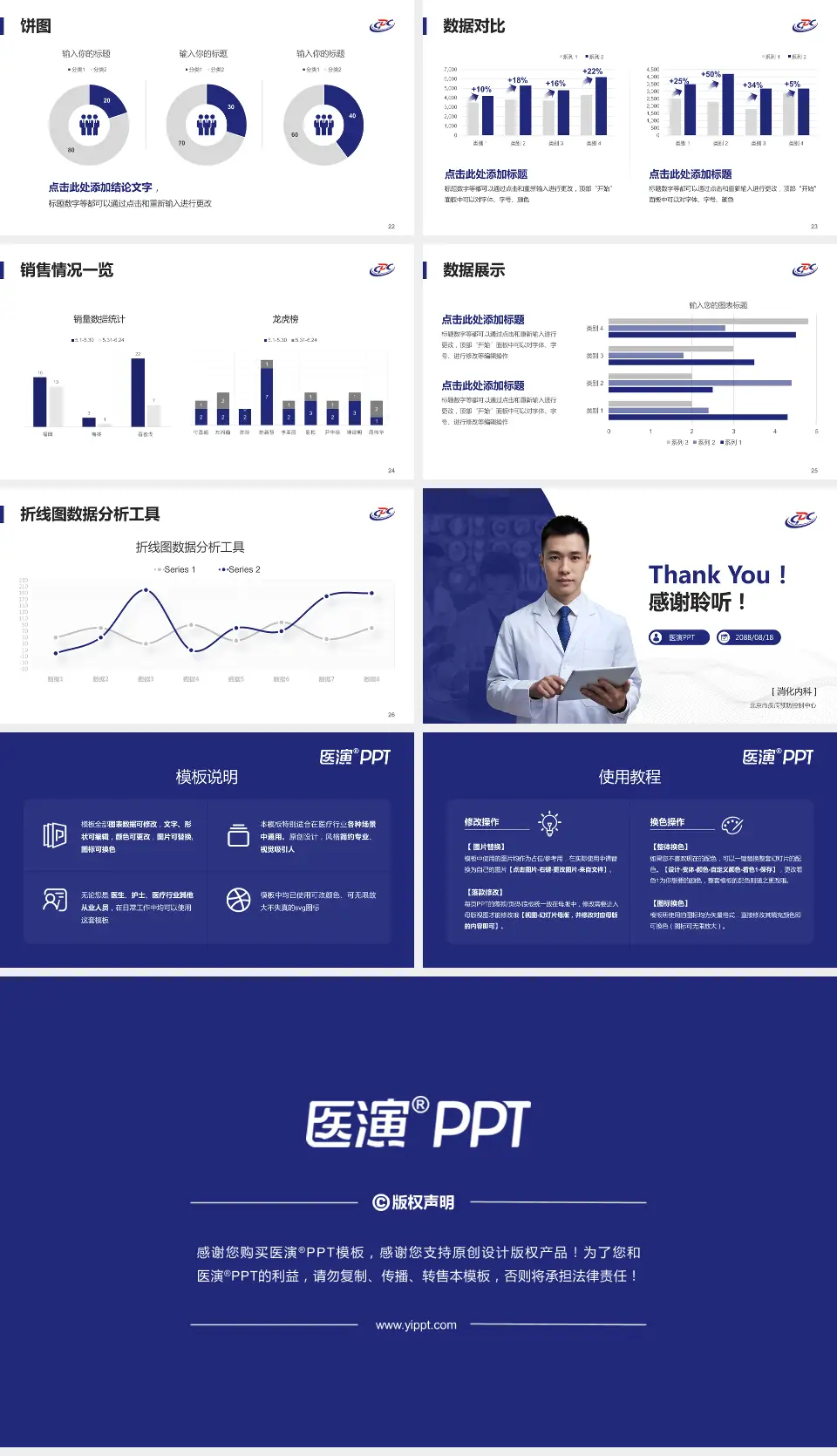 北京市疾病预防控制中心病例分享与讨论PPT模板16:9格式幻灯片预览图4