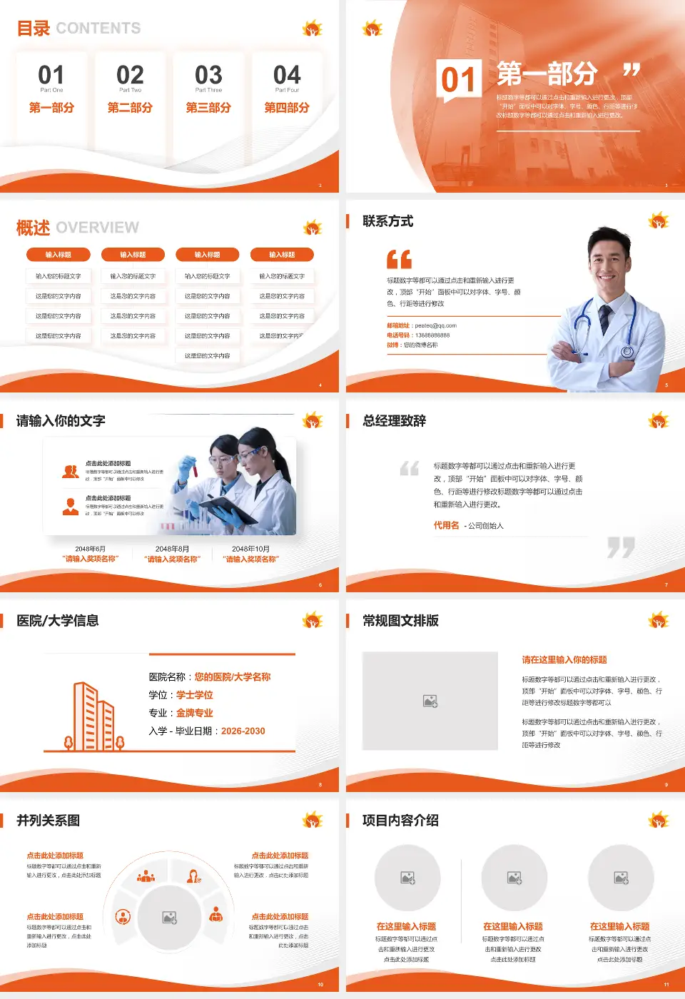 北京市朝阳区妇幼保健院北院区会议与研讨会PPT模板16:9格式幻灯片预览图2