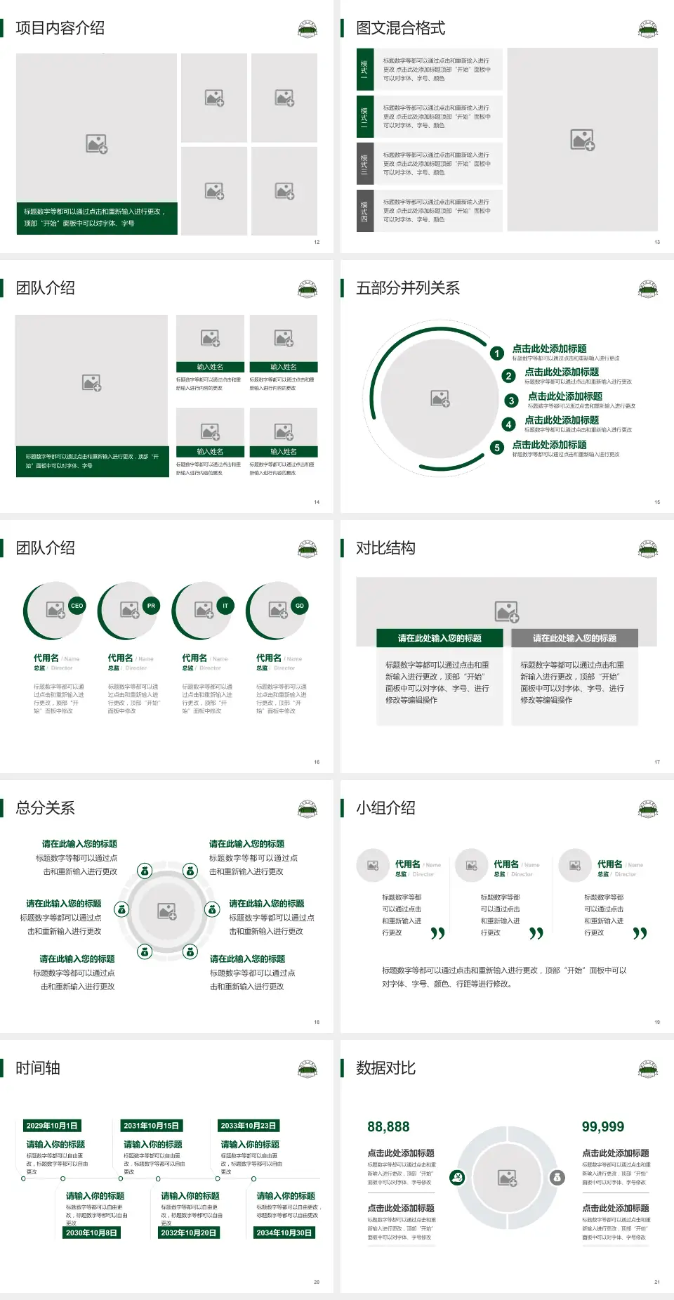 北京协和医院西院医疗知识普及PPT模板4:3格式幻灯片预览图3