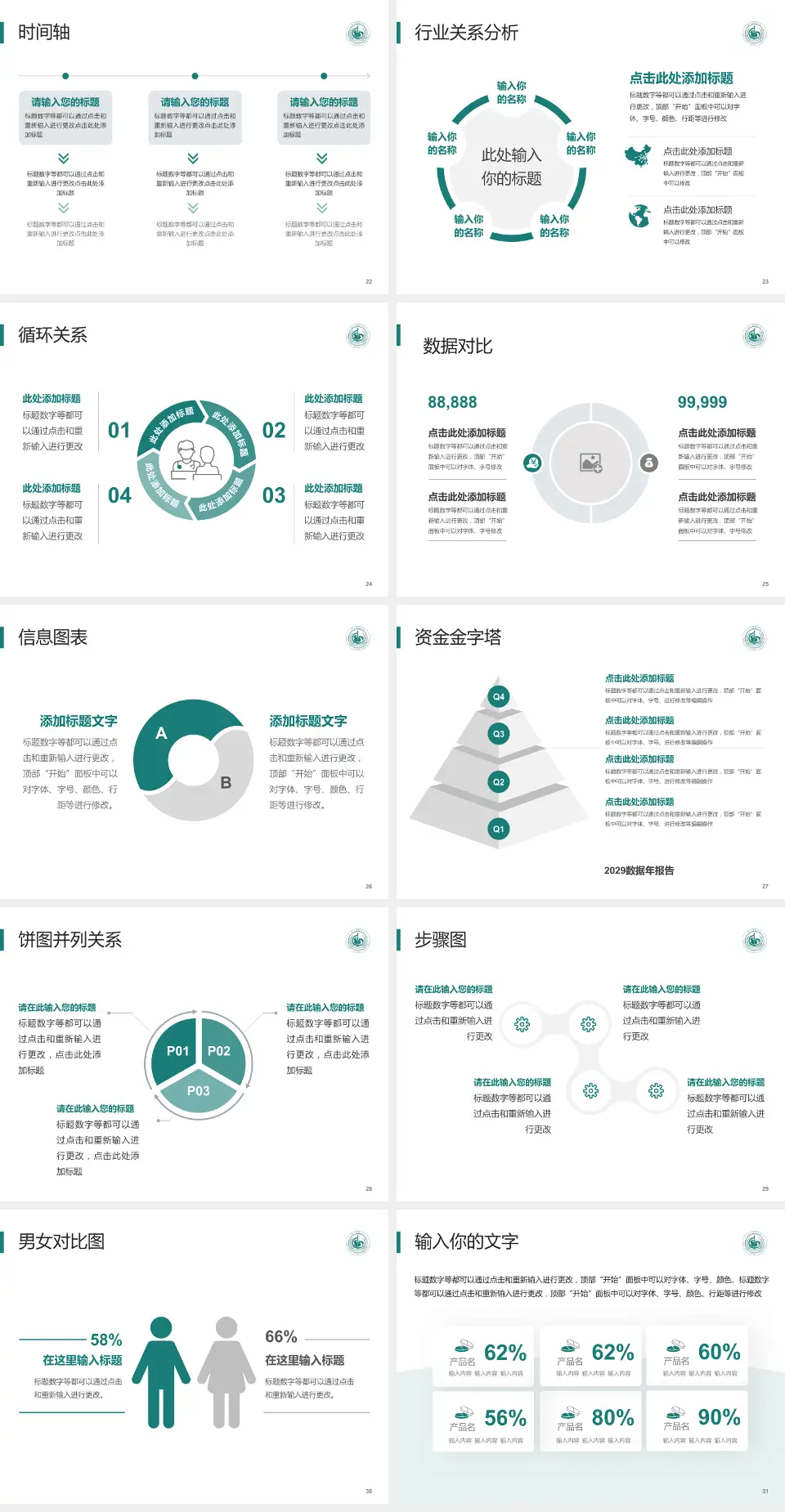 首都医科大学附属北京潞河医院医院管理报告PPT模板4:3格式幻灯片预览图4