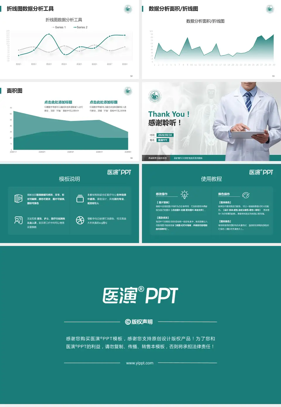 首都医科大学附属北京潞河医院患者教育与指导PPT模板16:9格式幻灯片预览图7