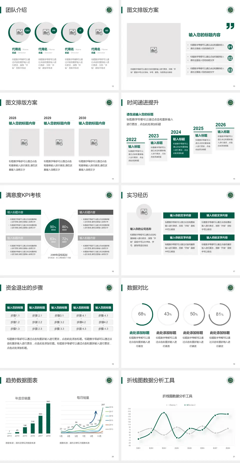 首都医科大学附属北京中医医院培训与教育PPT模板4:3格式幻灯片预览图3