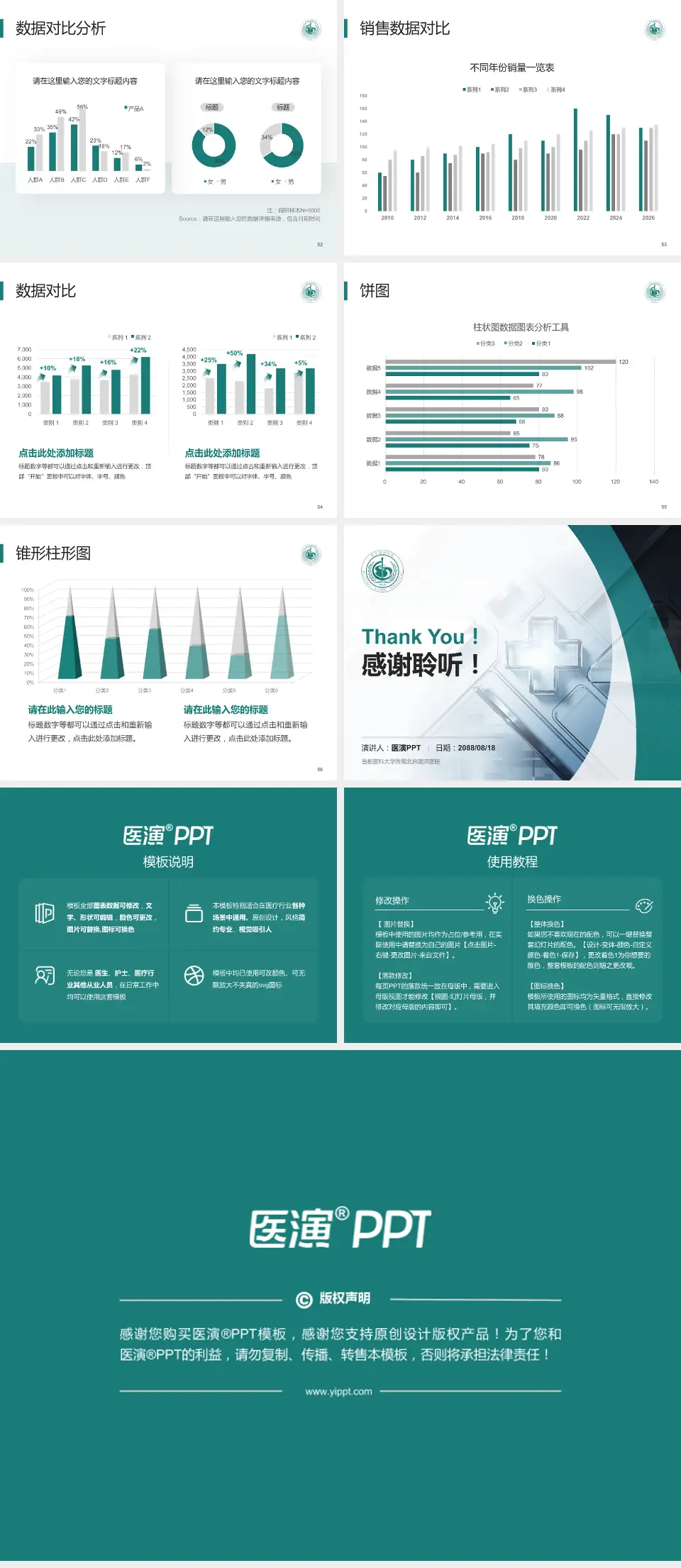 首都医科大学附属北京潞河医院医疗行业比赛专用PPT模板4:3格式幻灯片预览图7