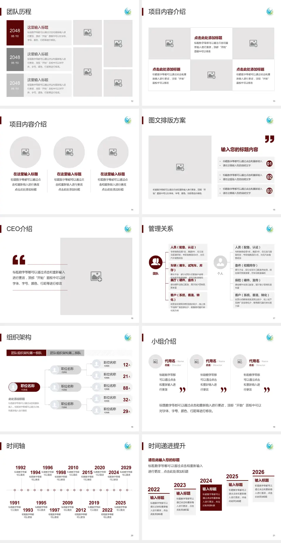 北京中医药大学房山医院医院管理报告PPT模板4:3格式幻灯片预览图3
