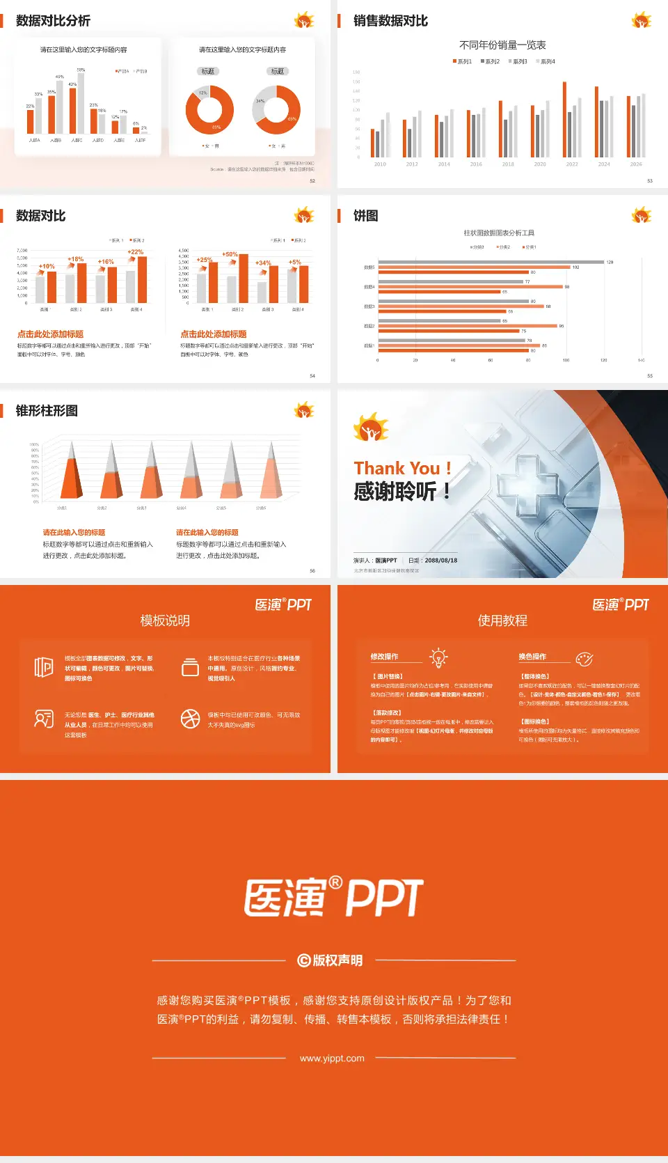 北京市朝阳区妇幼保健院南院区医疗行业比赛专用PPT模板16:9格式幻灯片预览图7