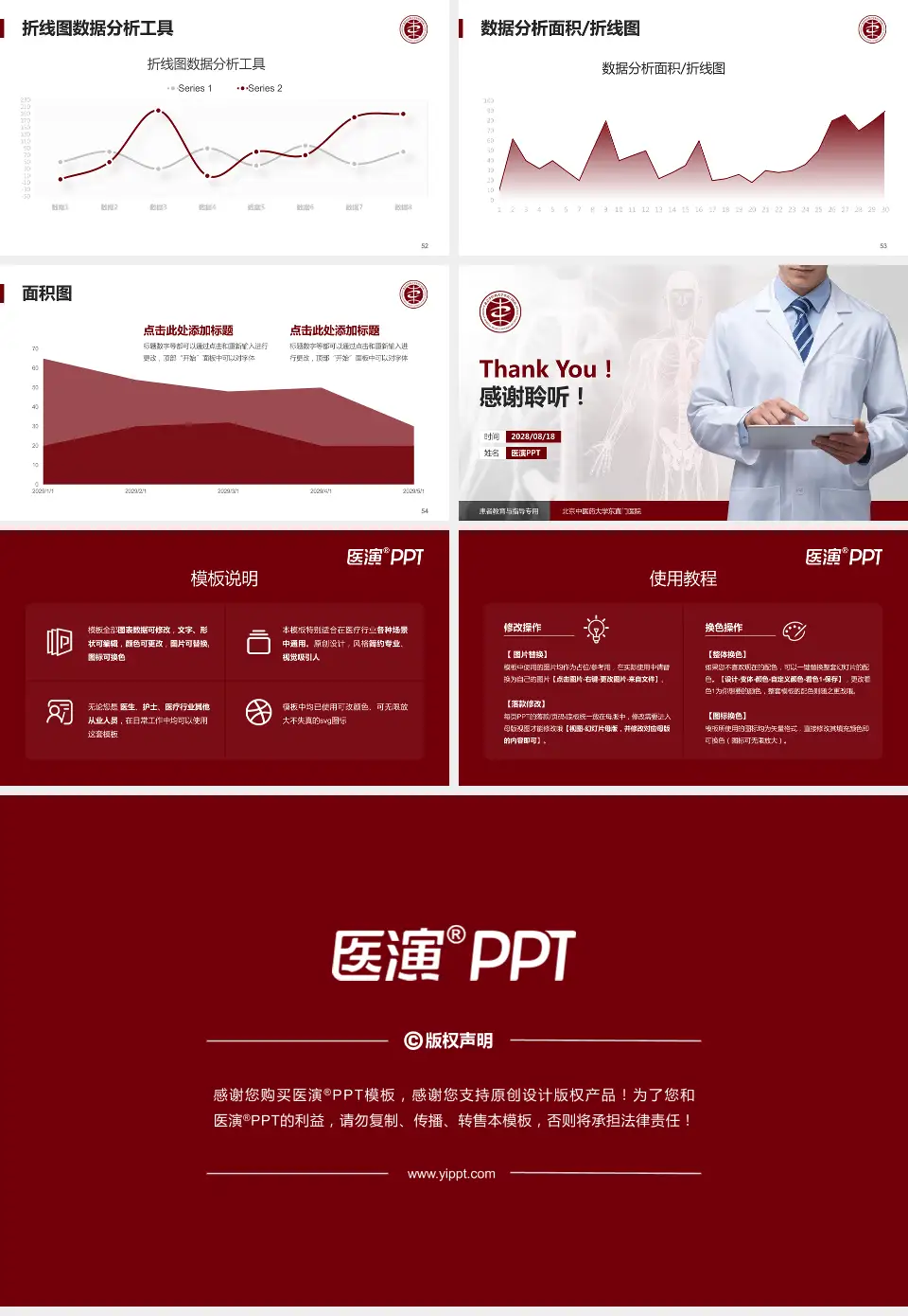 北京中医药大学东直门医院患者教育与指导PPT模板16:9格式幻灯片预览图7