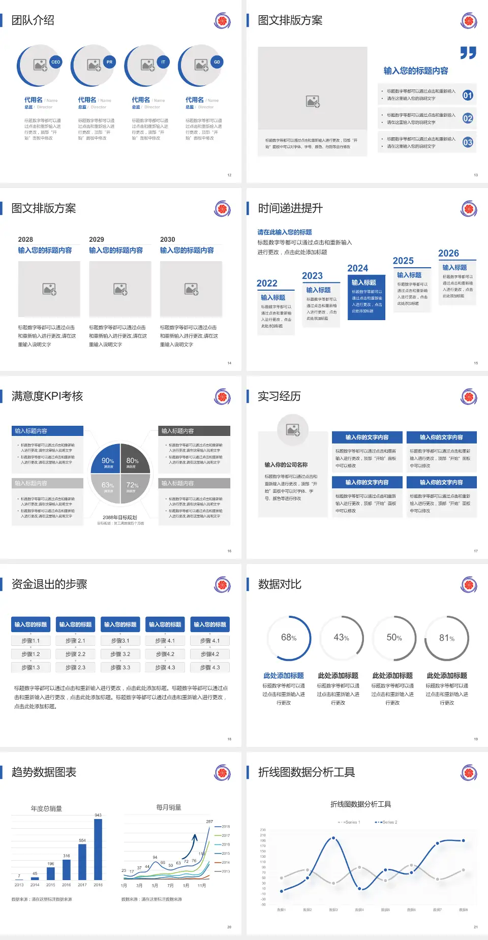 北京小汤山医院培训与教育PPT模板4:3格式幻灯片预览图3
