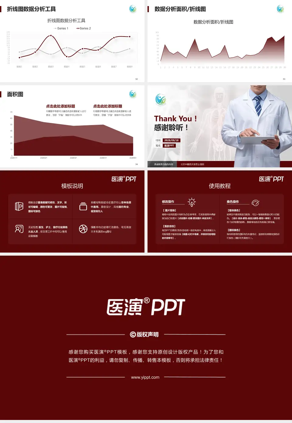 北京中医药大学房山医院患者教育与指导PPT模板16:9格式幻灯片预览图7