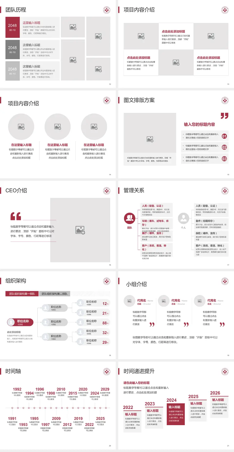北京朝阳医院京西院区医院管理报告PPT模板4:3格式幻灯片预览图3
