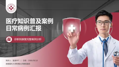 首都医科大学附属北京朝阳医院医疗知识普及PPT模板