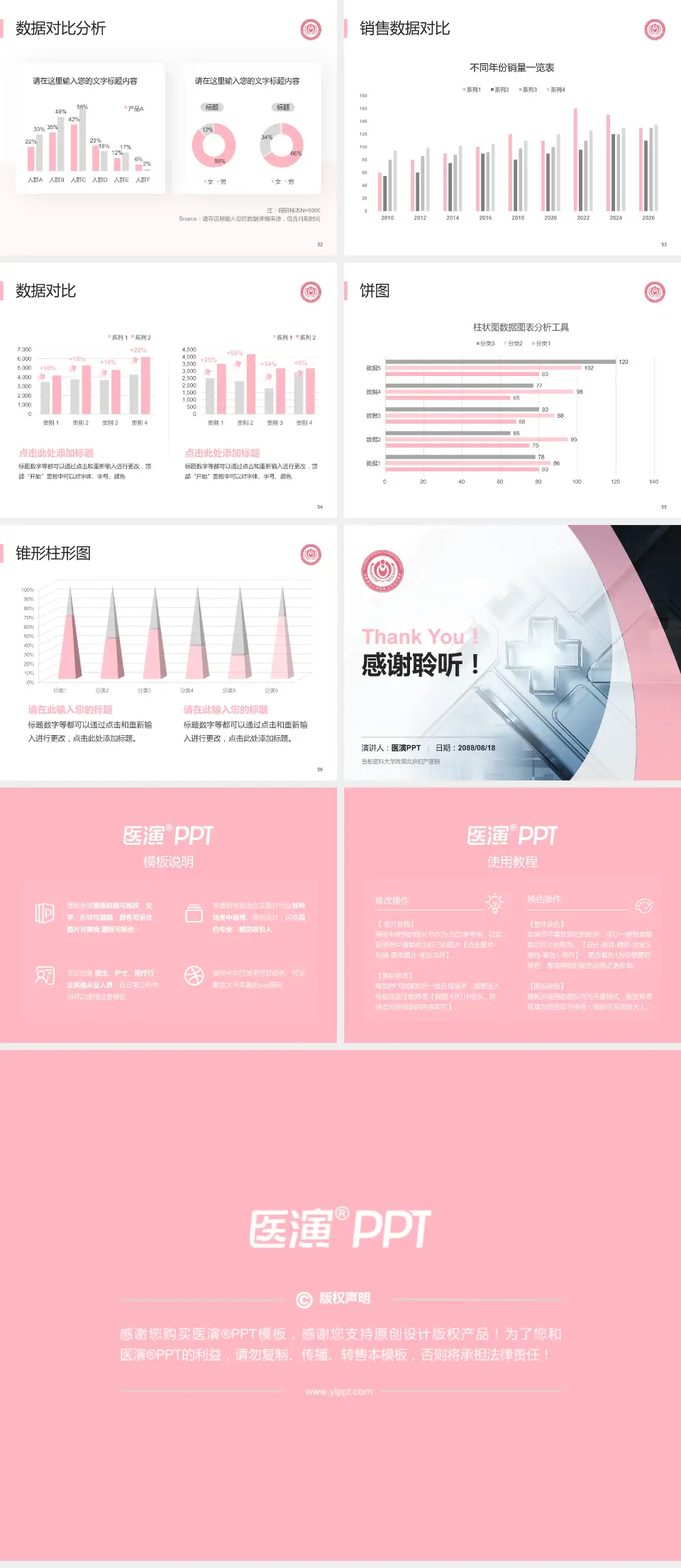 首都医科大学附属北京妇产医院医疗行业比赛专用PPT模板4:3格式幻灯片预览图7