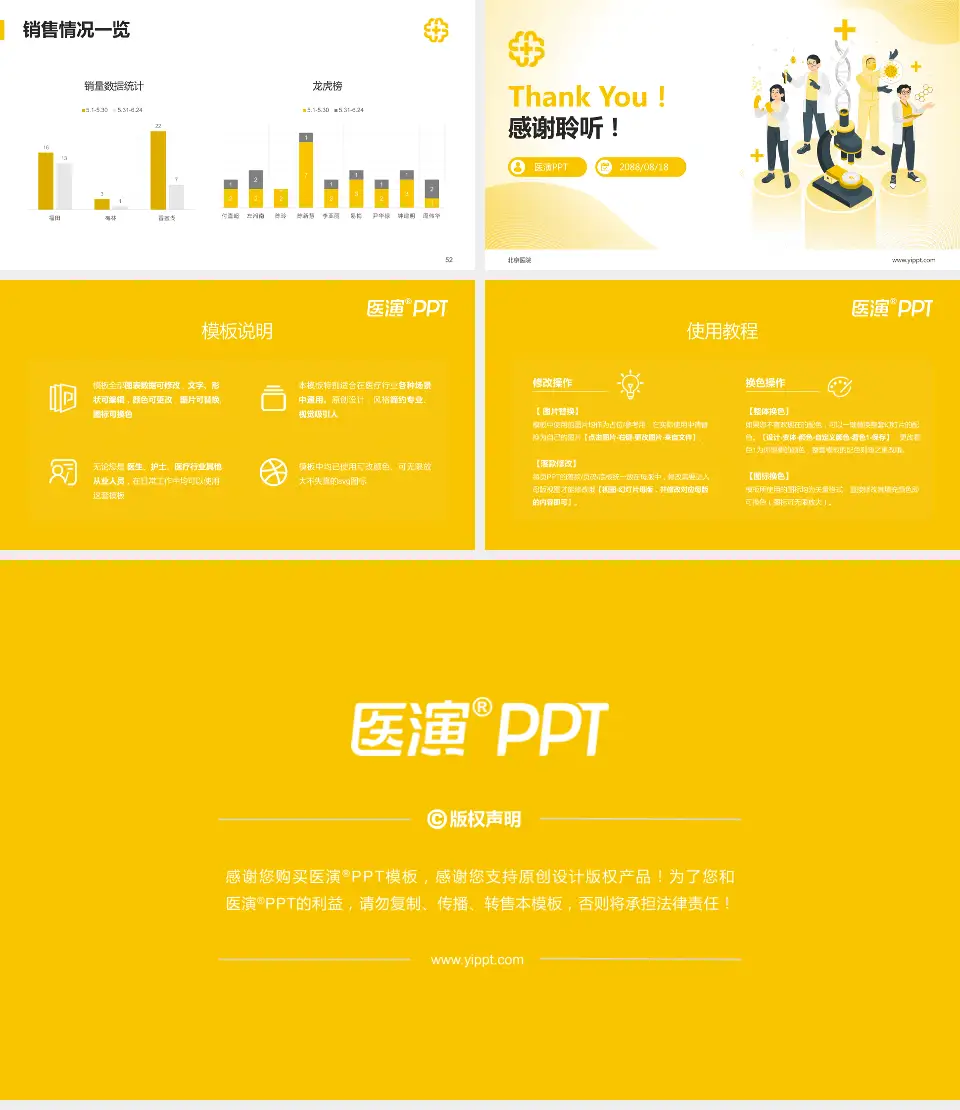 北京医院品管圈PDCA演示专用PPT模板16:9格式幻灯片预览图7