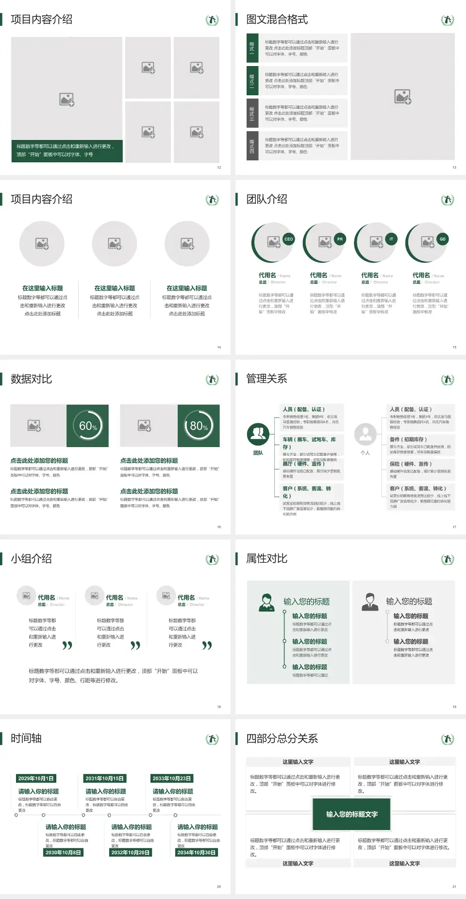 北京市顺义区妇幼保健院科室介绍与推广PPT模板4:3格式幻灯片预览图3