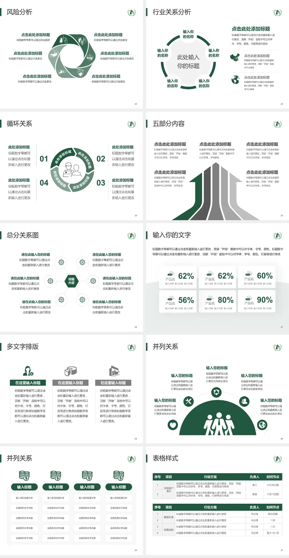 北京市顺义区妇幼保健院科室介绍与推广PPT模板4:3格式幻灯片预览图4