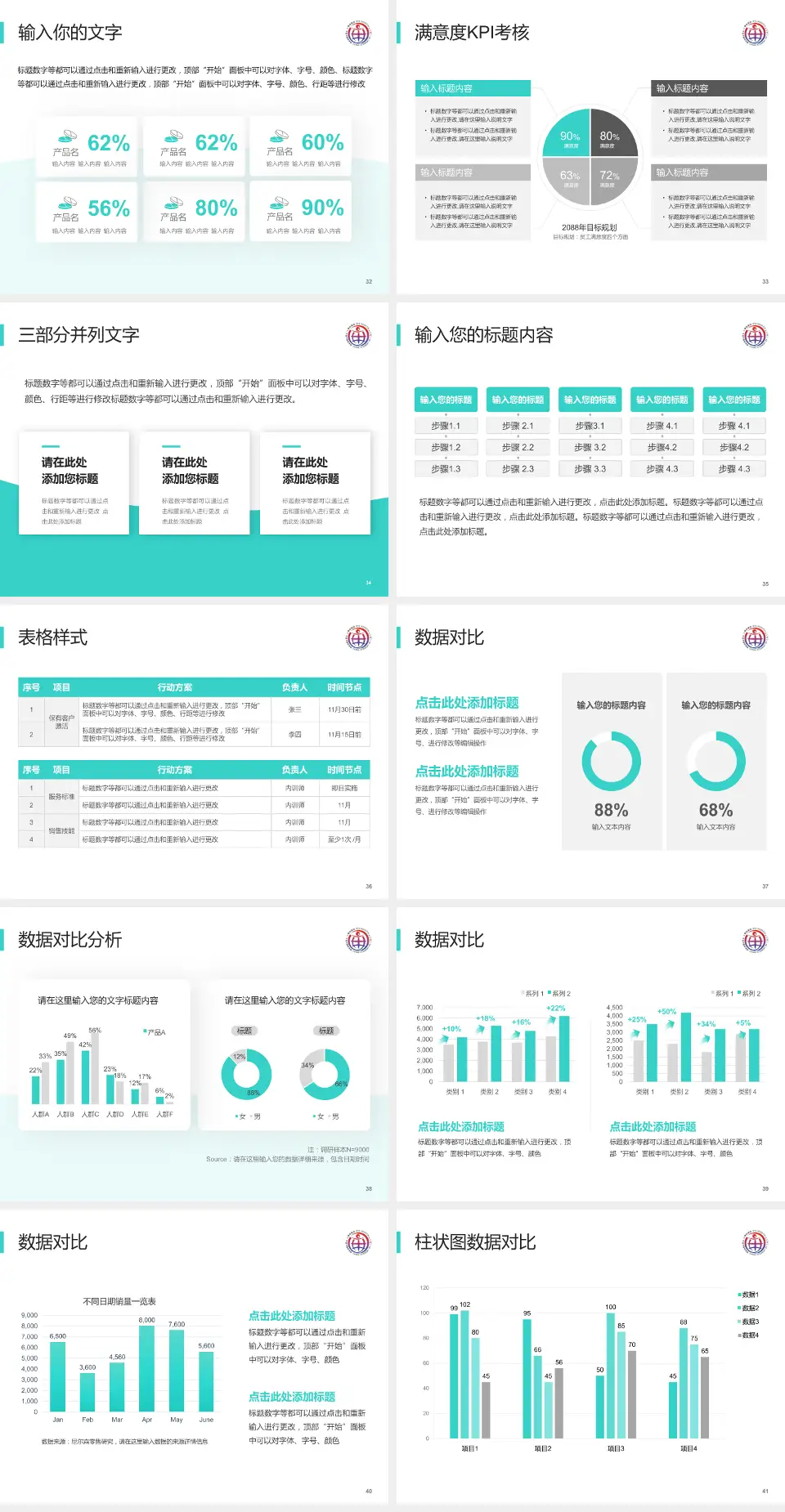 中国中医科学院眼科医院科研成果展示PPT模板4:3格式幻灯片预览图5