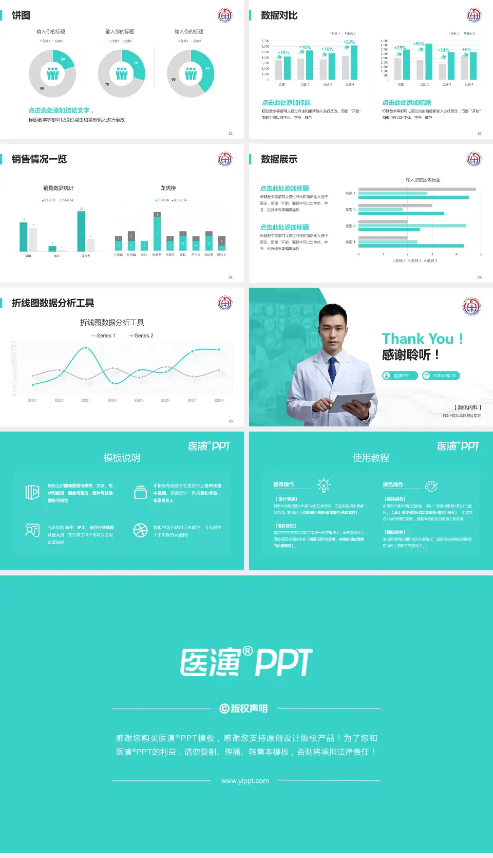 中国中医科学院眼科医院病例分享与讨论PPT模板16:9格式幻灯片预览图4