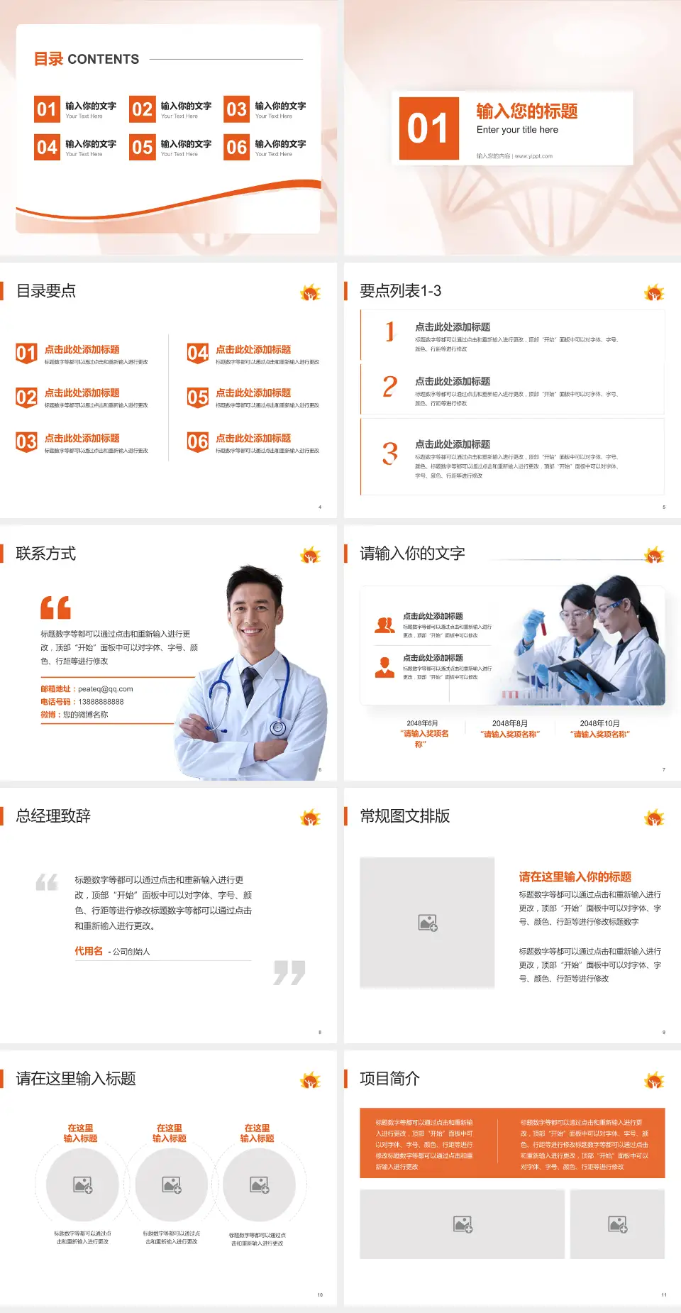 北京市朝阳区妇幼保健院北院区项目申请与汇报PPT模板4:3格式幻灯片预览图2