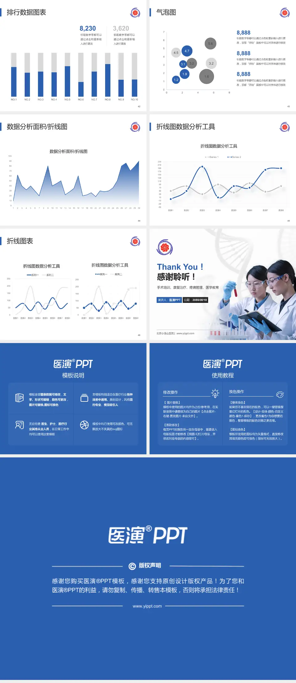 北京小汤山医院科研成果展示PPT模板4:3格式幻灯片预览图6