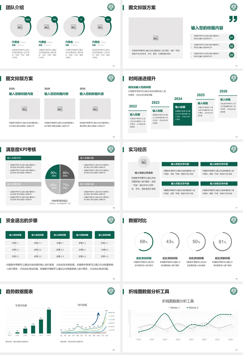 北京市平谷区中医医院培训与教育PPT模板16:9格式幻灯片预览图3