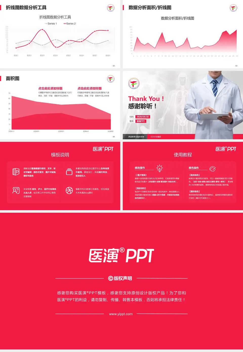 北京丰台医院患者教育与指导PPT模板16:9格式幻灯片预览图7