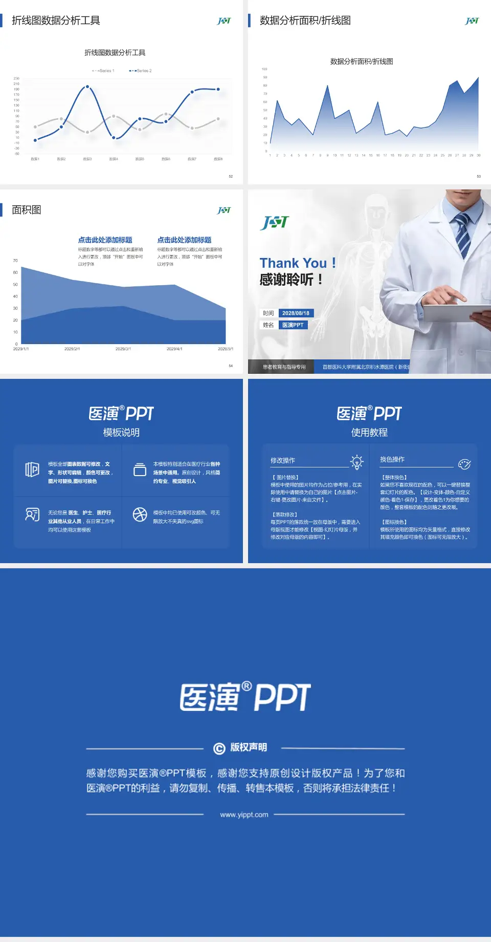 首都医科大学附属北京积水潭医院（新街口院区）患者教育与指导PPT模板4:3格式幻灯片预览图7