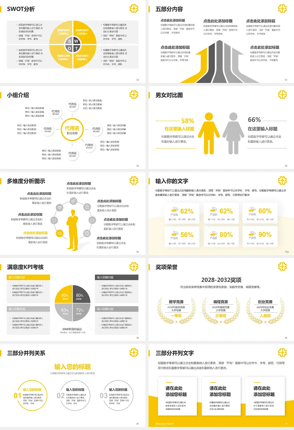 北京医院医疗行业比赛专用PPT模板16:9格式幻灯片预览图5