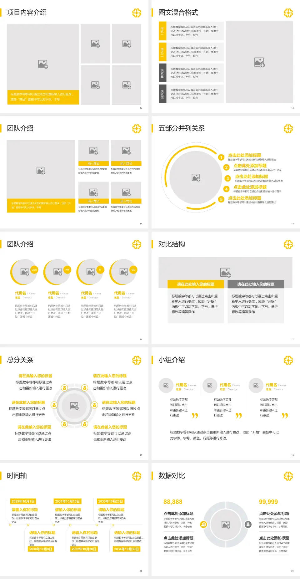 北京医院医疗知识普及PPT模板4:3格式幻灯片预览图3