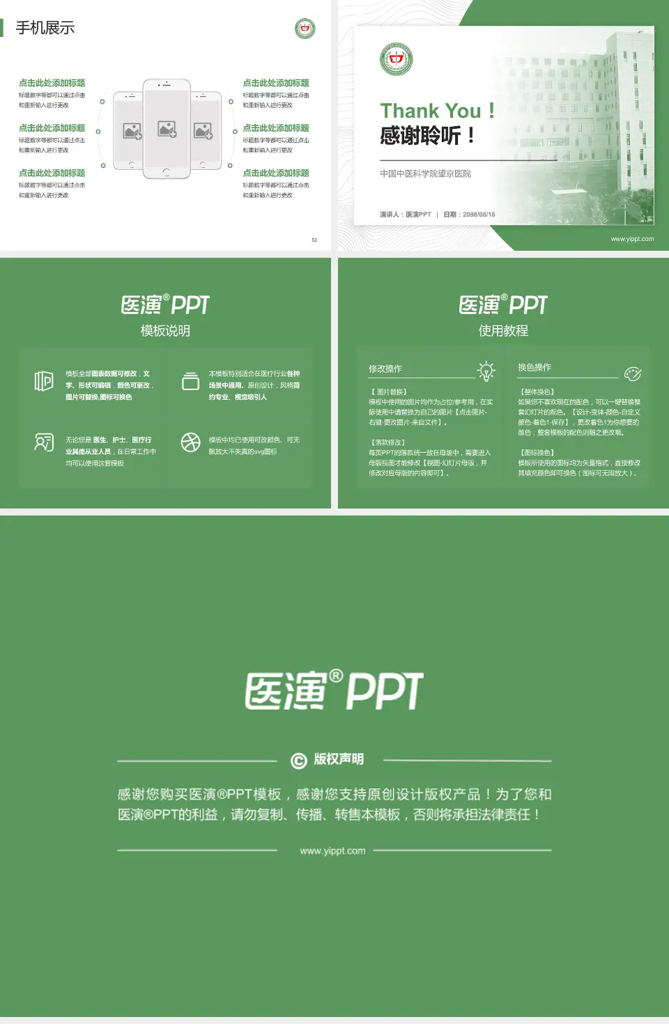 中国中医科学院望京医院医院管理报告PPT模板4:3格式幻灯片预览图7