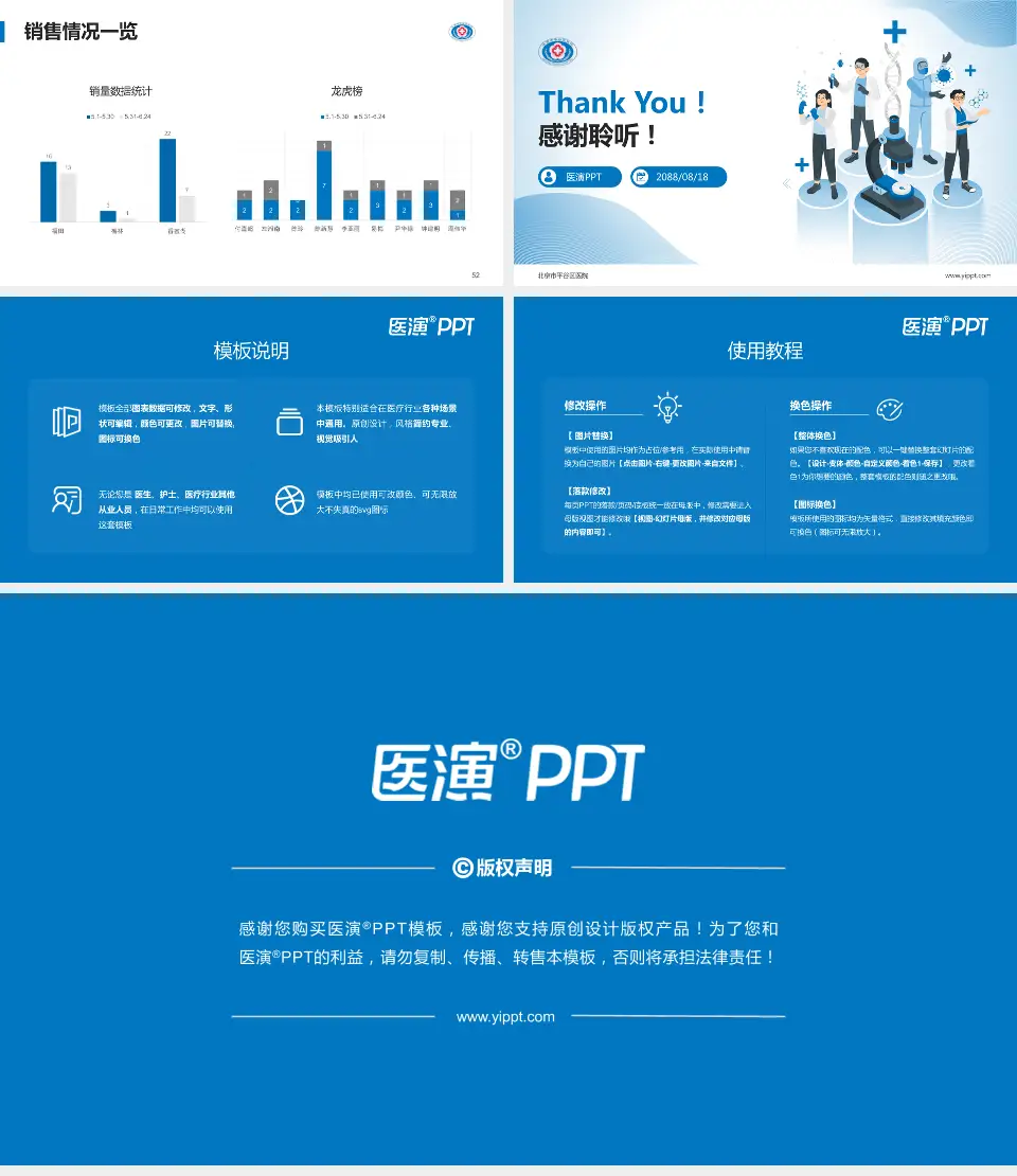 北京市平谷区医院品管圈PDCA演示专用PPT模板16:9格式幻灯片预览图7