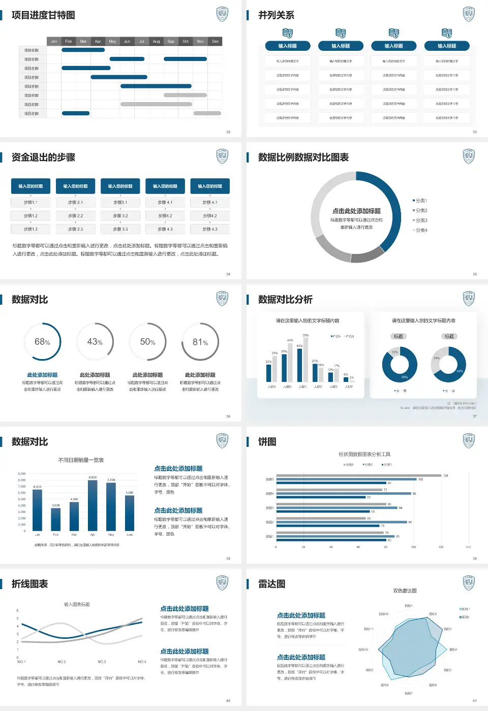 北京大学人民医院项目申请与汇报PPT模板16:9格式幻灯片预览图5
