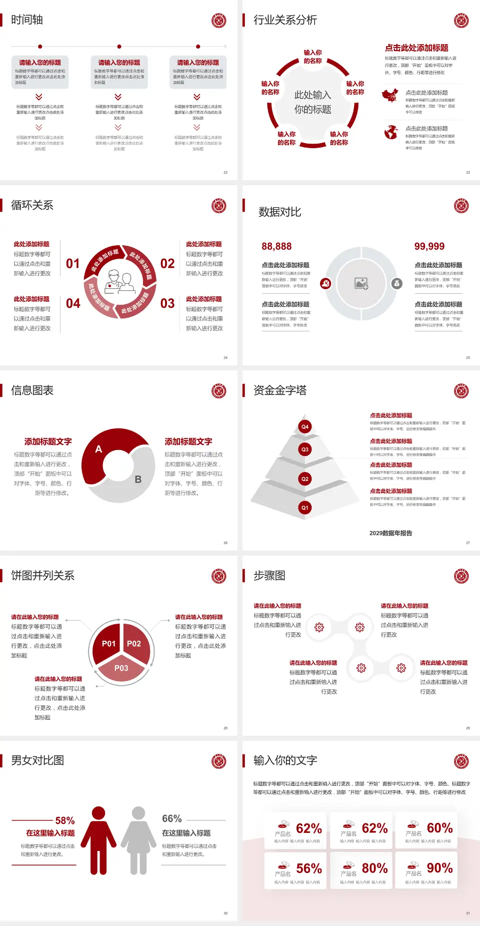 北京大学第一医院大兴院区医院管理报告PPT模板4:3格式幻灯片预览图4