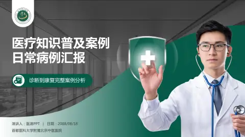 首都医科大学附属北京中医医院医疗知识普及PPT模板