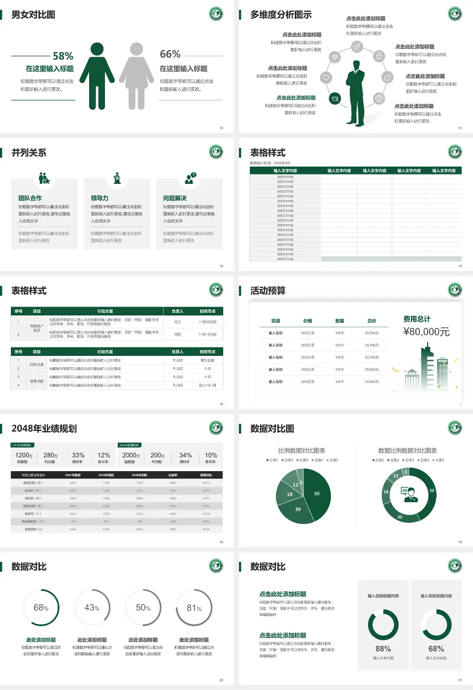 北京市垂杨柳医院财务与预算报告PPT模板16:9格式幻灯片预览图3