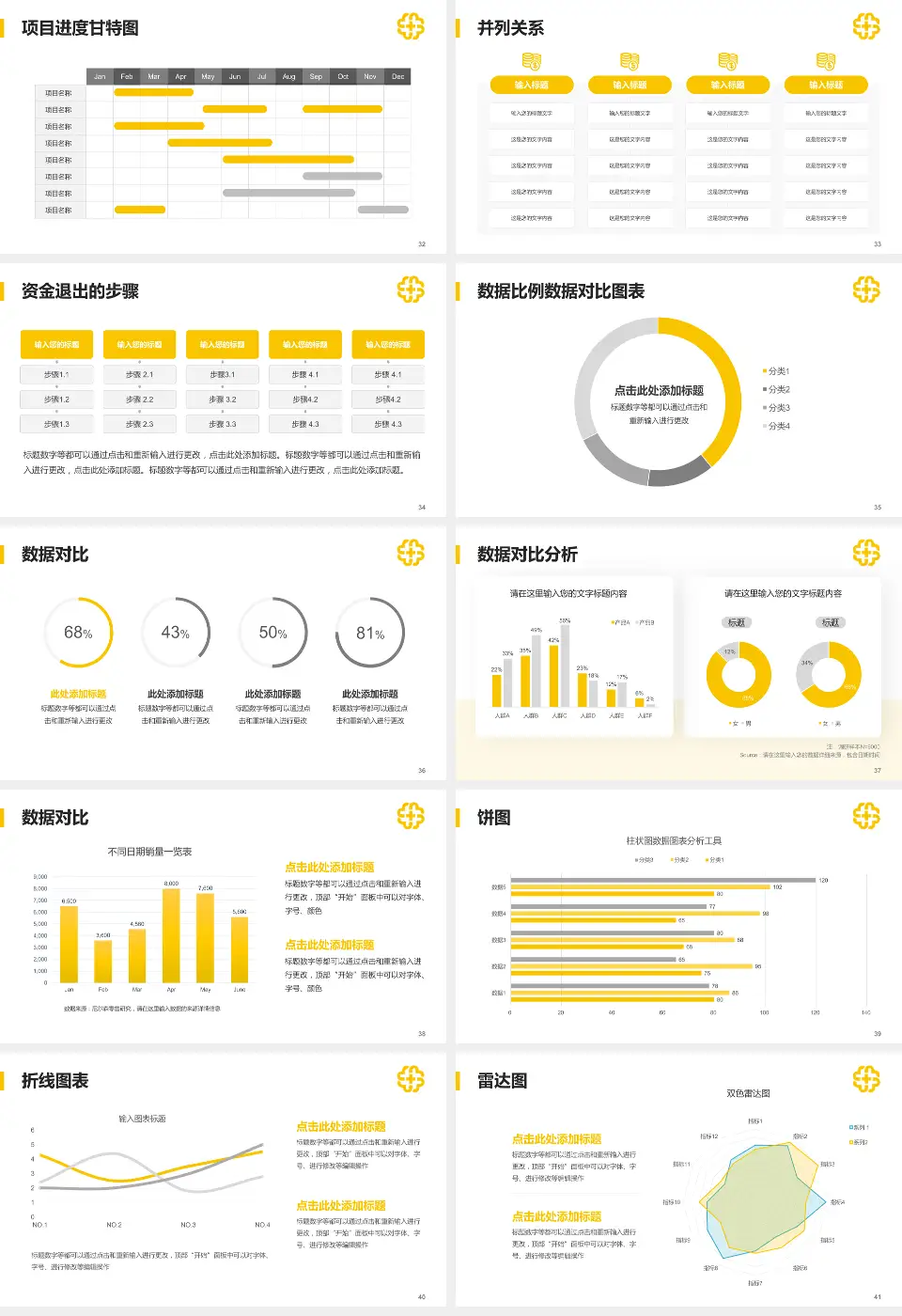 北京医院项目申请与汇报PPT模板16:9格式幻灯片预览图5