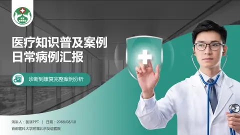 首都医科大学附属北京友谊医院医疗知识普及PPT模板