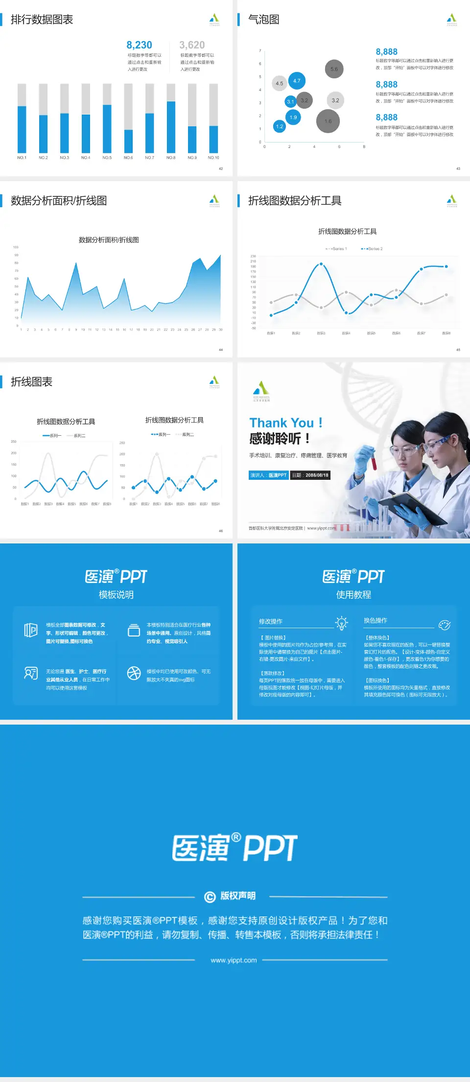 首都医科大学附属北京安定医院科研成果展示PPT模板4:3格式幻灯片预览图6