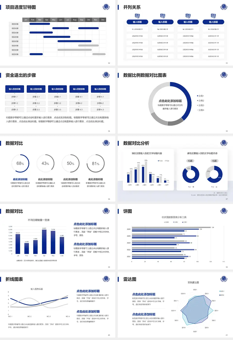 北京大学第六医院项目申请与汇报PPT模板16:9格式幻灯片预览图5