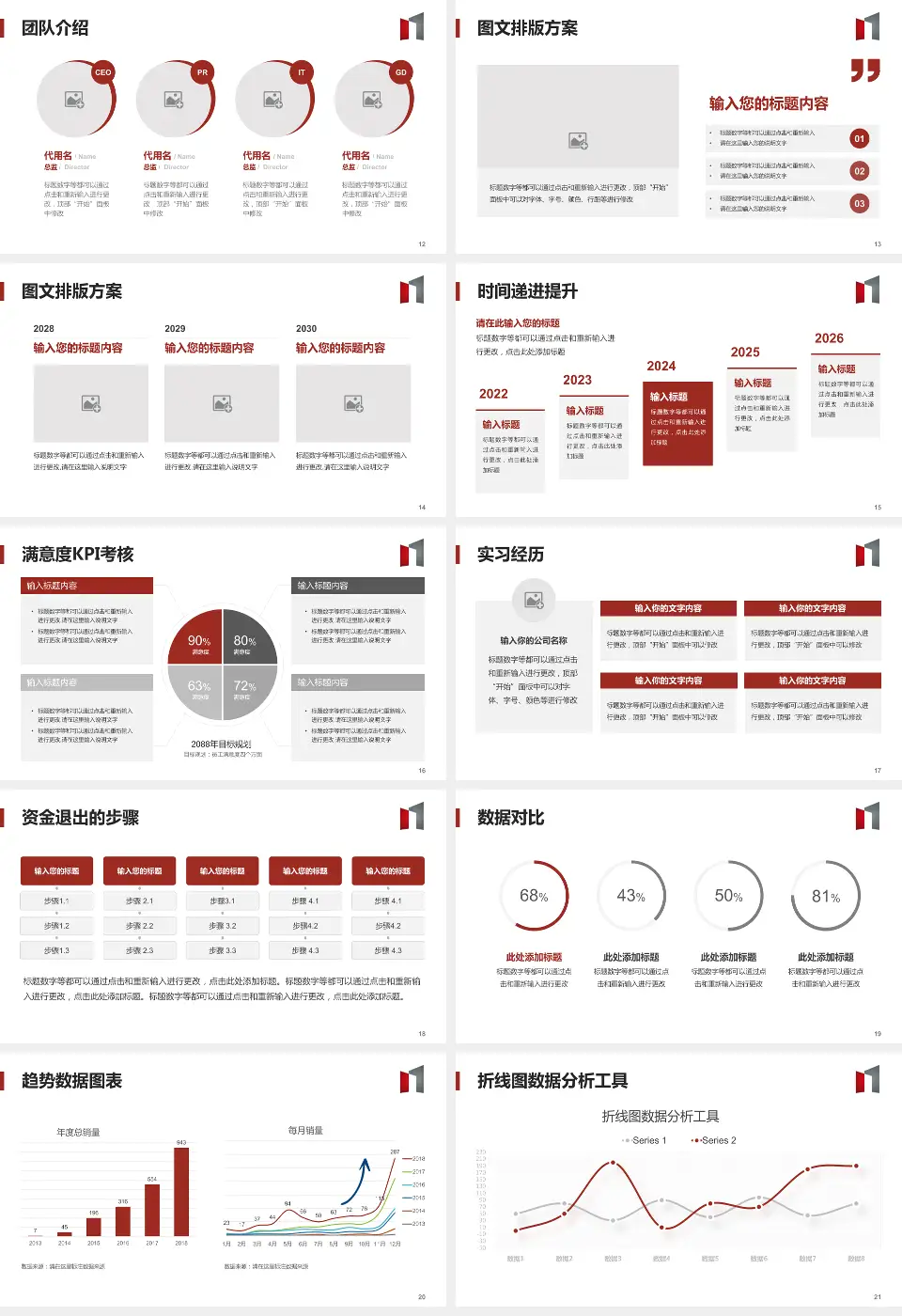 北京大学肿瘤医院培训与教育PPT模板16:9格式幻灯片预览图3