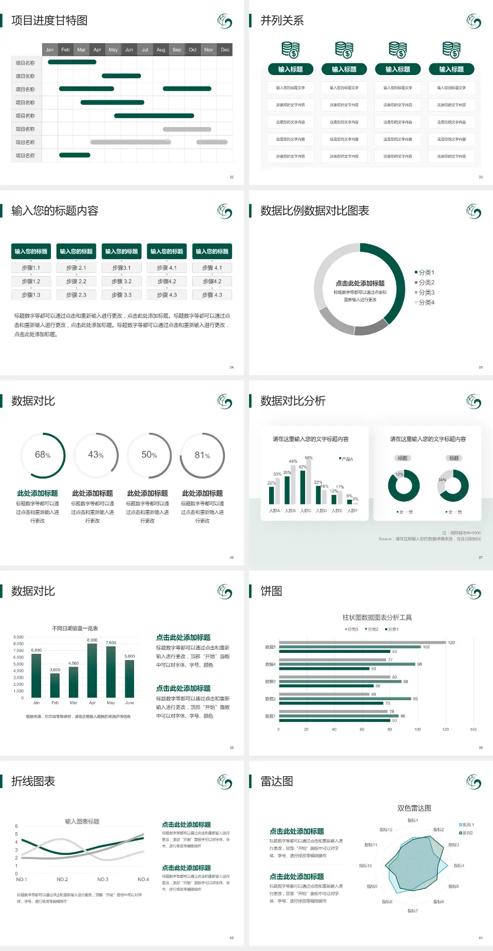中国中医科学院广安门医院项目申请与汇报PPT模板4:3格式幻灯片预览图5
