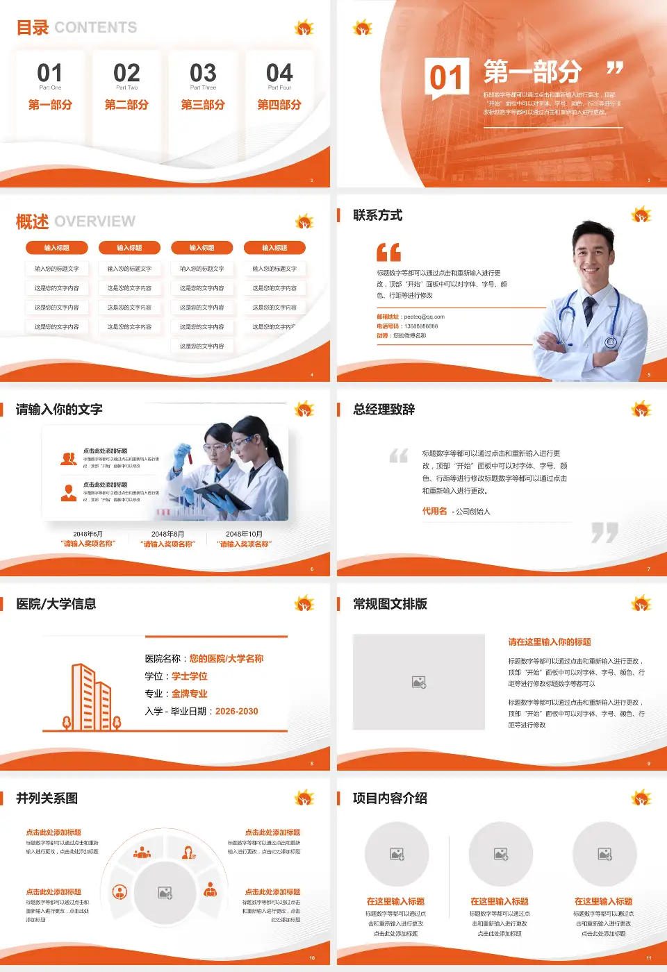 北京市朝阳区妇幼保健院南院区会议与研讨会PPT模板16:9格式幻灯片预览图2