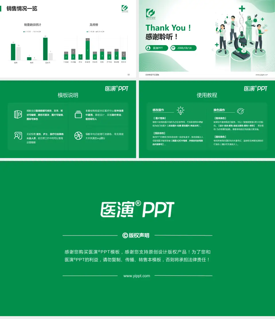 北京市昌平区医院品管圈PDCA演示专用PPT模板16:9格式幻灯片预览图7