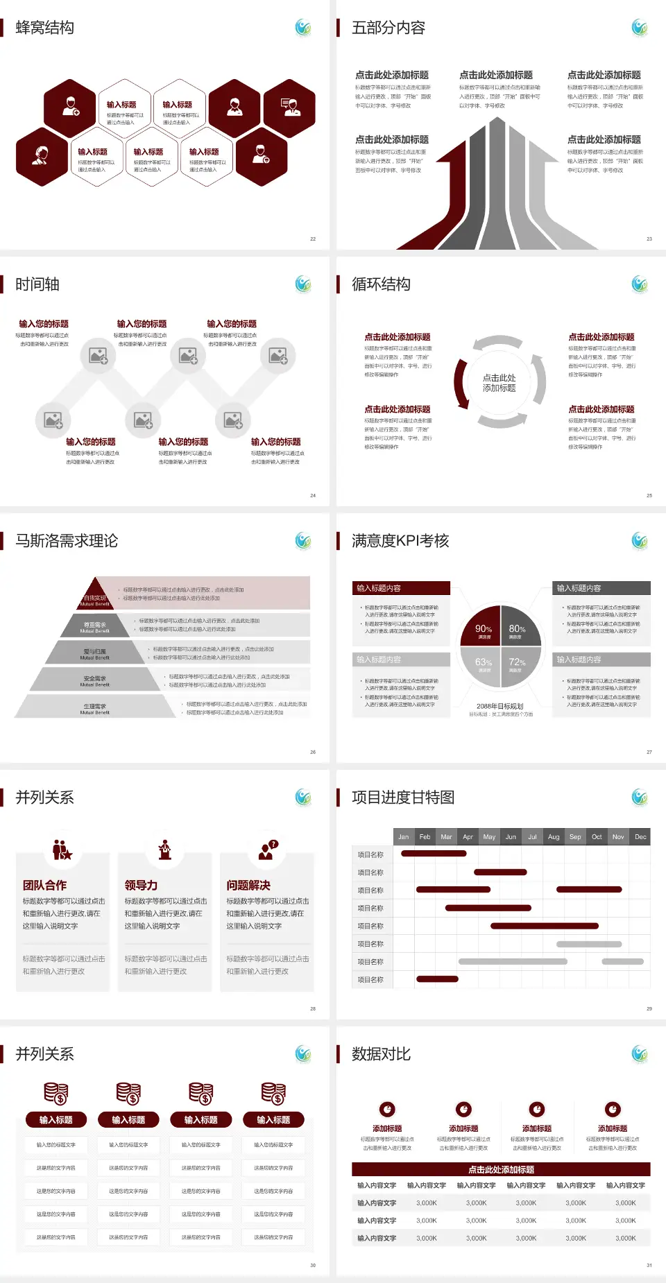 北京中医药大学房山医院医疗知识普及PPT模板4:3格式幻灯片预览图4